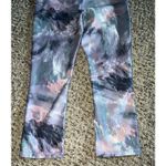 Marika Sport Purple Gray Watercolor Print Active Cropped Leggings Size 8/10‎ Photo 7