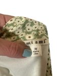 Miami Green Multicolor Floral Button Front Ruffle Mini Skirt Women Sz M Photo 8