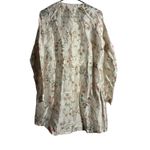 J.Jill Floral Print Button Front Tunic Shirt Dress Size S Photo 2