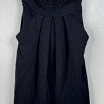 Chaiken Black Lace Top Strapless Midi Dress Size 6 Photo 0