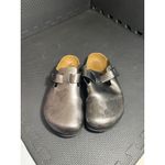Birkenstock  Papillio Womens Boston Clog Slip On Shoes Metallic Size 39‎ US 8 Photo 1