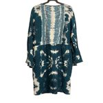 ZARA  Xsmall oversized Mini Tie-Dye Dress - Blue Photo 7
