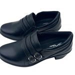 Easy Street Size 6.5 WW Side Zipper Business Casual Heeled Loafers Synthetic Photo 4