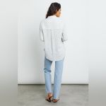 Rails Ellis Button Down Shirt in Grey Jaguar Print | Size Medium Photo 1