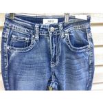 H&Y Premium‎ Collection Embellished Flared Leg Dark Wash Size 7/8 Jeans Blue Photo 6