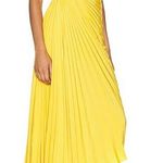ALC Frank A.L.C. Delfina One-Shoulder Dress in Sole Yellow Size 6 Photo 1