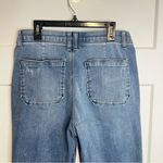 Democracy  Ab solution Mid-Rise Fray Hem Ankle Jeans Stitch Pockets Size 6 Photo 4