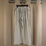  HYFVE HYFVE Striped Black and White Women's Wide Leg Pants Photo 2