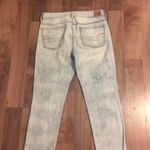 American Eagle NWOT Boy Crop Jeans Size 2 Bleached Destroyed Photo 1