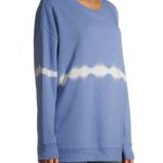Time & Tru NWT  Women's Crewneck Tunic Tie Dye Long Sleeve Sweatshirt SZ Small Photo 4