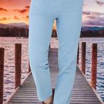 Denim & Co  cute light blue pullover elastic waist flared mom jeans ! Nwot Photo 2