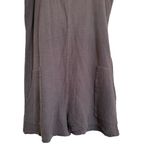 Monrow Revolve Gray Loose Fitting Summer Romper With Pockets L Large Photo 2
