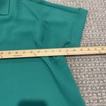 J Jill Blouse Womens 2x Wearever Collection Kelly Green Button Back Boxy Collar Photo 4