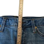 Seven7 Blue Denim Cutoff Shorts Mid Rise Raw Frayed Hem Jean Shorts 4 comfy fit Photo 8