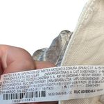 ZARA  Boy Fit Jeans‎ Boyfriend Mid Rise Button Fly Silver Metallic Size US 0 Photo 14