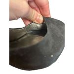 Jessica Simpson  open toed suede heels - some cracking inside sz 9.5 4” heels Photo 9