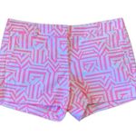 J.Crew pink neon geometric chino short size 6 Photo 1