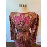 A Loves A Paisley Printed Long Sleeve V Photo 8