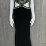 Nwt envious couture beaded rhinestone dress / gown prom formal sleeveless dress Size 6 Photo 10