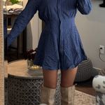 Showpo Navy Linen Dress Photo 1