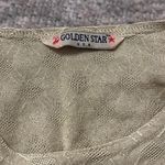 Golden Star long sleeve top in great condition. Beautiful vintage green top. Size M Photo 3