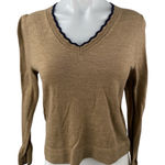 Boden 100% Wool Browm Women's V Photo 0