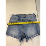 American Eagle American‎ Eagle Outfitters Denim Shorts Womens Size 0 Light Wash Frayed Photo 4