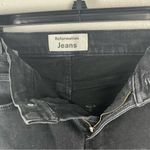 Reformation  Organic Cotton Blend Black Wash High Rise Skinny Jeans, Size 28 Photo 2