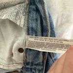 ZARA  Women’s 8 Blue Denim Wide Leg Raw Hem Jeans Distressed Photo 5