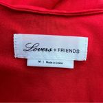 Lovers + Friends  Kiki Maxi dress revolve red sz M Photo 4