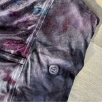 Lululemon Velour Purple Tie Dye Biker Shorts Photo 4