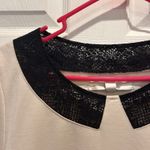 LC Lauren Conrad   Beige And Black Mod Lace‎ Inset Collar Women's Size 12/14 Photo 1