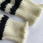 Loft  Striped Shoulder Ruffle Sweater Photo 5