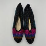 Impo Sequin Beaded Embellished Ballet Flats Colorful Slip On Shoes Photo 1
