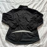 Nike VTG Y2K  Womens Size Medium Top Windbreaker Sweatshirt Black Full Zip 90s Photo 8