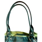 Tignanello Forest Green Shoulder Bag Handbag Purse Carry All Nice Roomy Bag Photo 9