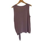 CALIA by Carrie Underwood Women’s Purple Side Tie Tank Top 1X Photo 4