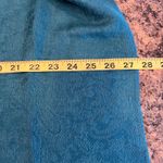 Teal Paisley Scarf 100% Pashmina Fringe Luxury Wrap Photo 6