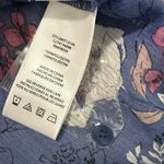 Kut From The Kloth  NWT Sinclaire Floral Print Sheer Button Down Blouse Large Photo 7