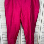 Talbots  Women's Signature Plus Size Silk/Wool Ankle Pants Pink-20W Photo 0