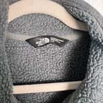 The North Face Women’s Grey Fleece 1/4 Zip Pullover Sweater Large Long Sleeves Photo 5