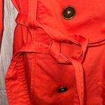Michael Kors Bold Orange Trench Coat Photo 3
