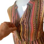 easel  Aztec Print Flowy Sleeveless Mini Dress Womens Size Small Photo 5