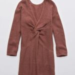 Aerie twist back sweater dress Photo 3