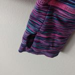 Ideology  S 1/4 Zip Long Sleeved Athletic Running Top in Pink Purple Photo 2