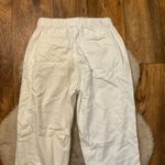 Banana Republic Linen Blend Size XS Taper High Rise Pants White Womens Lightwght Photo 8