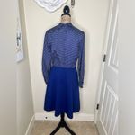 NTM: Vintage Herman Marcus Dallas Navy Polka Dot Bow Tie A Photo 10