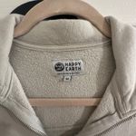 Happy Earth Organic Cotton Mountain Quarter Zip Gray Size M Photo 3