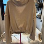FP Beach Free People Beach Cozy Tan Button-Up Sweater XS Photo 1