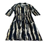 Ba&sh  Kenya Tie Dye Mini Dress Shirt Button-Down Flowy 3/4 Sleeves Size Small Photo 1